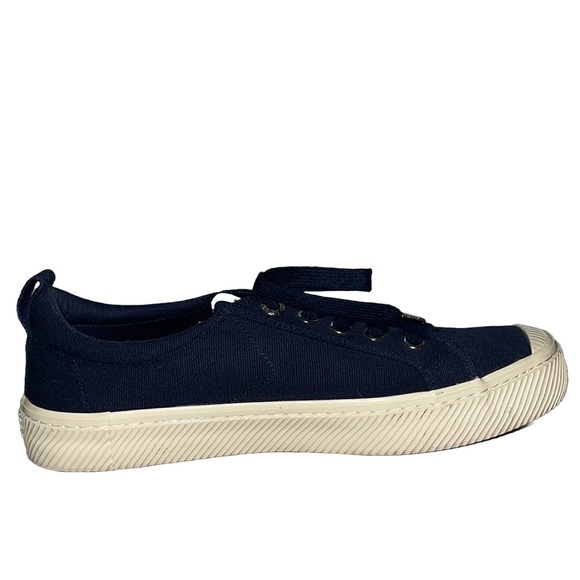 Cariuma Women’s OCA Low Blue Canvas Lace Up Shoe Casual Size 8.5 / Men’s 7 - Picture 5 of 10